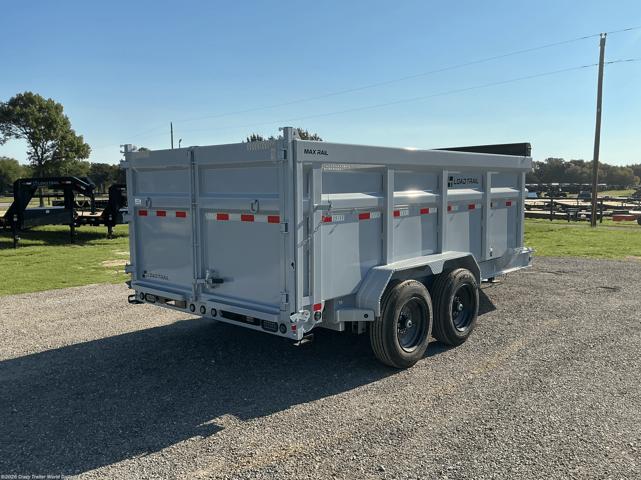 Real Good Extra Capacity Trailer rear three-quarter view